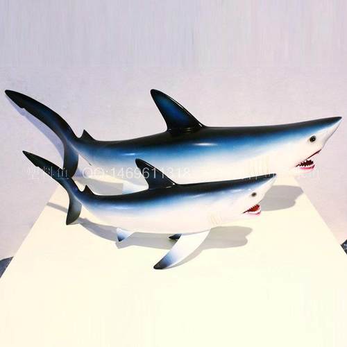 仿真热带鱼模型 商场中庭吊饰鱼钓装饰玻璃钢鱼尖嘴 塑料鲨鱼模型