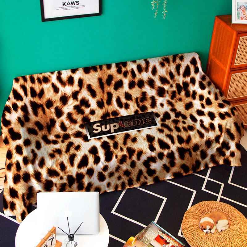 高档个性虎纹沙发巾沙发布牌虎皮花纹豹纹沙盖发垫毯防滑创子潮意