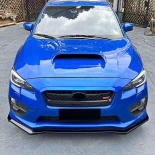 2015 适用斯巴鲁WRX STI 2021前杠前唇前铲扰流板外饰跨境改装