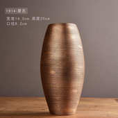 工艺品桌面摆件装 创意饰品北欧软花瓶纯手工陶瓷样品现代间客厅 装