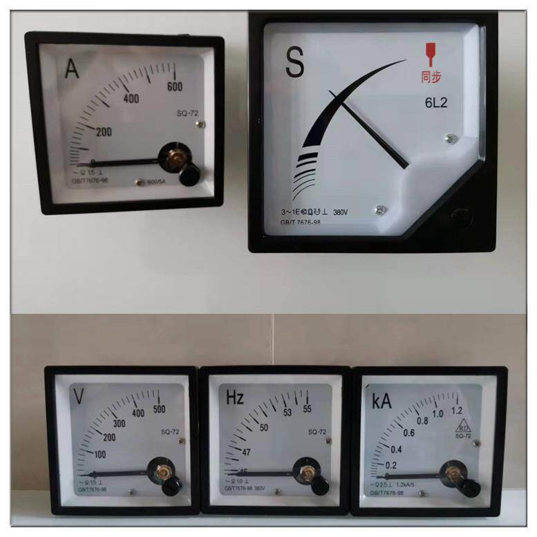 发电机组发动机仪表式控制屏水温表油压表充电电流表转速表计时器