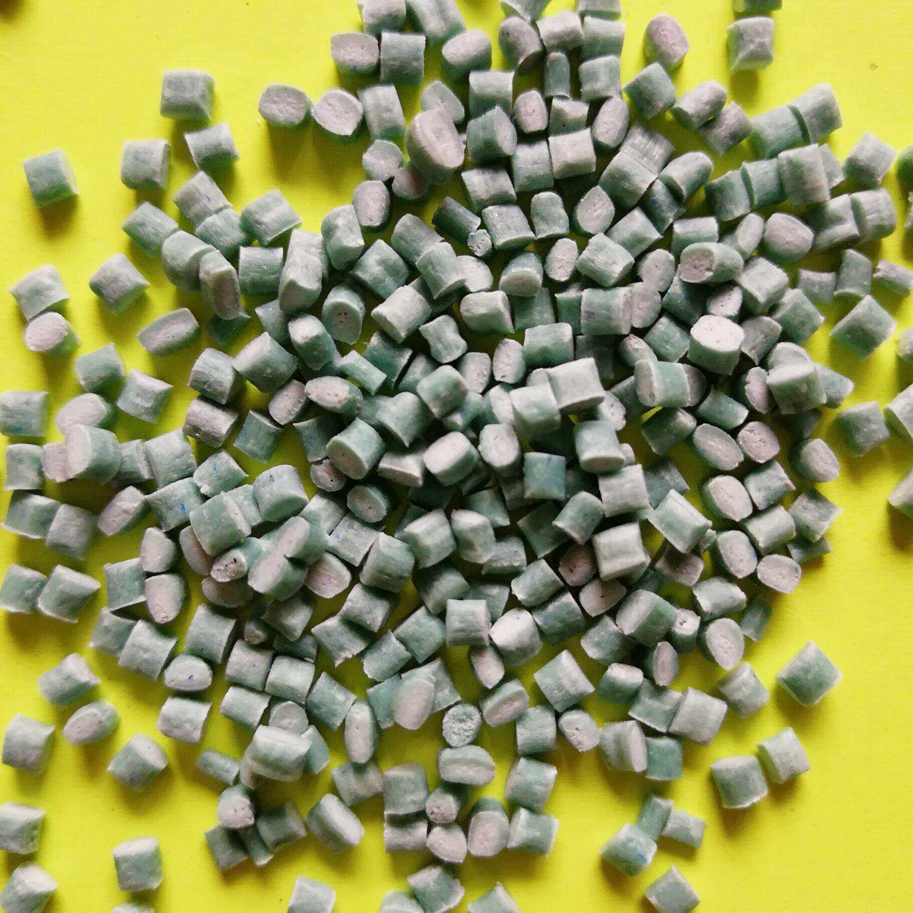 厂家供应绿色PP再生塑料颗粒 排水板 植草格 筒线专用料