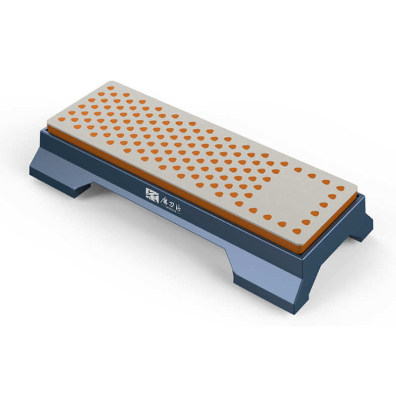 TAIDEA双面金刚石爱心镂空橙600/1000 目家用大底座油石快速磨刀