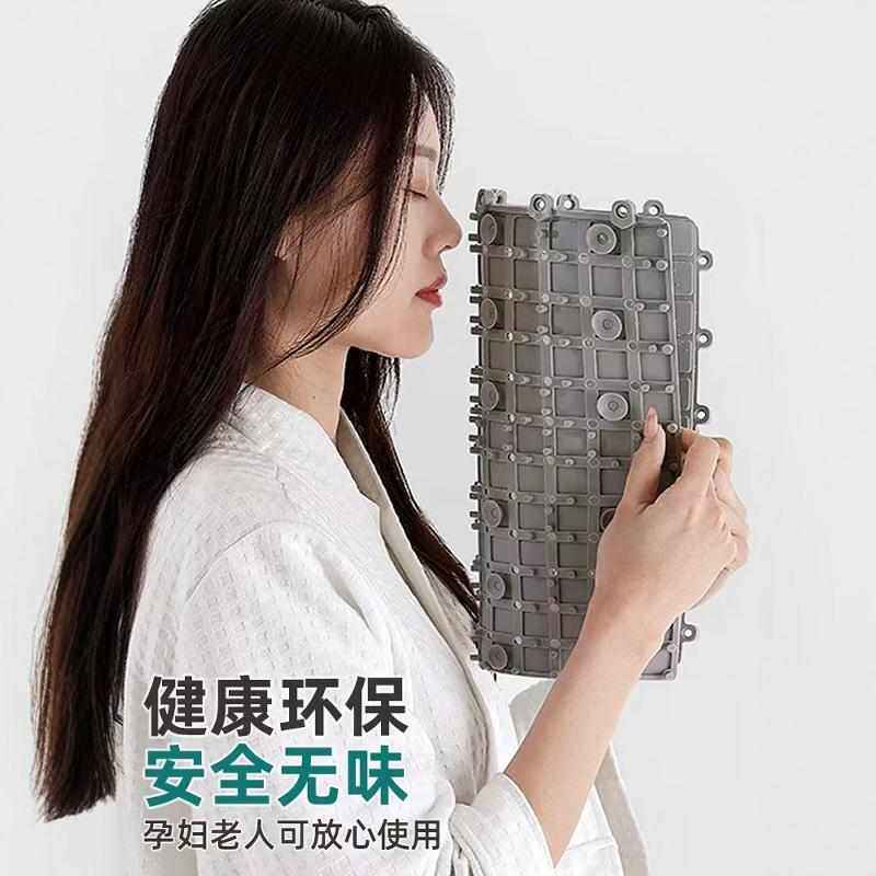 新款TPE浴室防滑垫带吸盘卫生间地垫家用淋浴镂空隔水脚垫可裁剪
