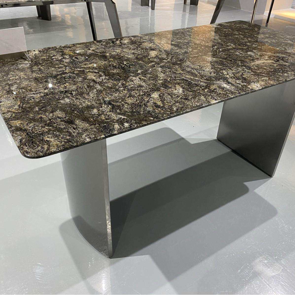JWYS6385开心特麦 铂金钻 奢石餐台 1.6*0.8M