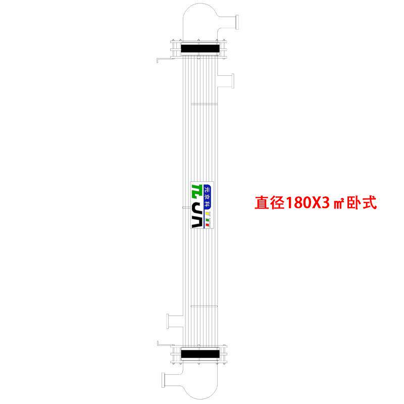 透明耐高温玻璃螺旋管列管冷凝器图纸 高硼硅盘管式冷凝器图纸