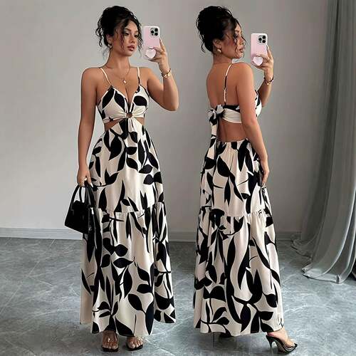 【Plus Size】 Solid Color Top & Wide Leg Pants Set Casual