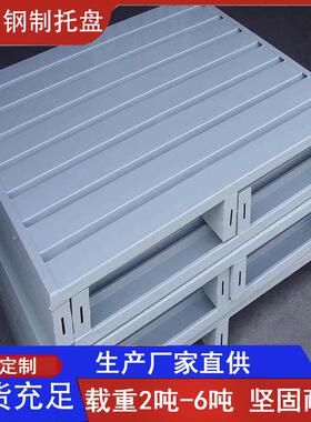 镀锌托属盘3吨双面镀锌钢托板KOF盘金镀锌托栈板仓储铁叉铁现货