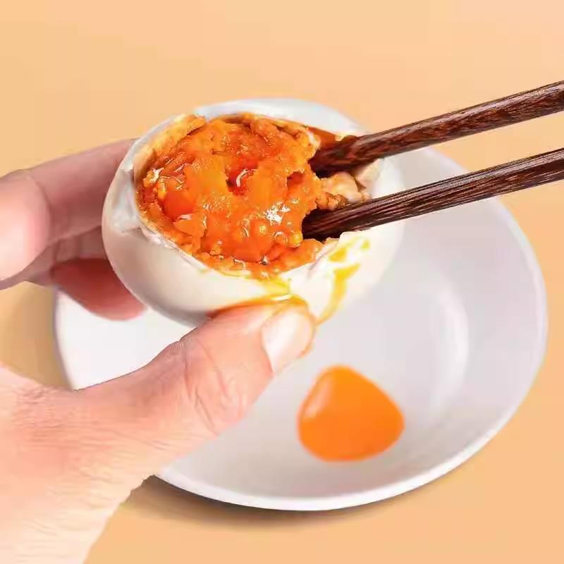 白洋淀咸鸭蛋起沙流油 咸淡适中真空包装咸淡适中老少皆宜