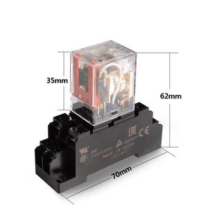 8脚 正品 DC24V小型中间继电器MY4N MY2N LY2NJ MY2NJ AC220V