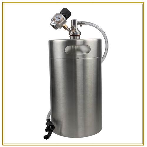 8L304不锈钢啤酒桶耐压桶白酒桶家酿啤酒桶