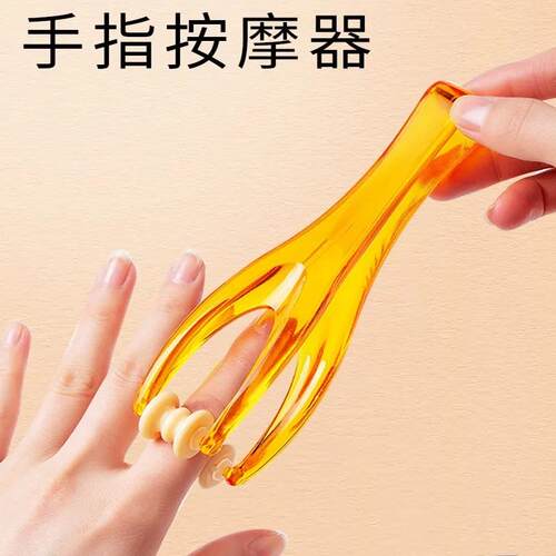 Wrist roller for relieving hand elasticity, massage clamp fo
