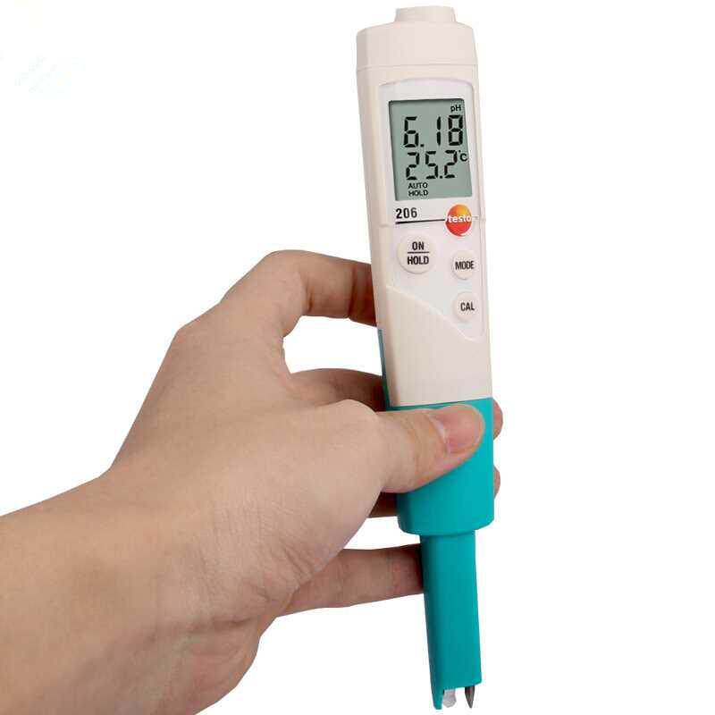 testo206-PH1PH计德图便携式液体酸碱度 笔式酸度计testo 206PH1