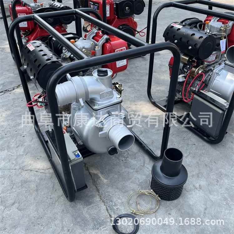 小型溉框式抽水架机LKZ汽油排水泵灌溉涝自吸抽水泵手排推灌泵