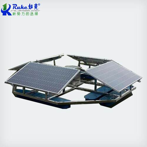解层式太阳能增氧系统黑臭河治理设备GLSUN-JC220v光伏水库地埋式