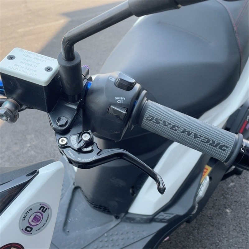 适用电动车极核AE6 AE8 AE2 改装铝合金短款两指竞技刹车手把牛角