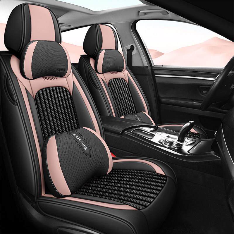 汽车坐垫四季通用25新款全包围座套网红座椅套夏季冰丝专用座垫套