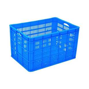 360车间物料中转筐柿子筐 420 加厚575 350塑料周转筐蓝色610