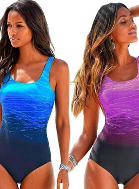 Backless one-piece swimsuit with increased fullness and