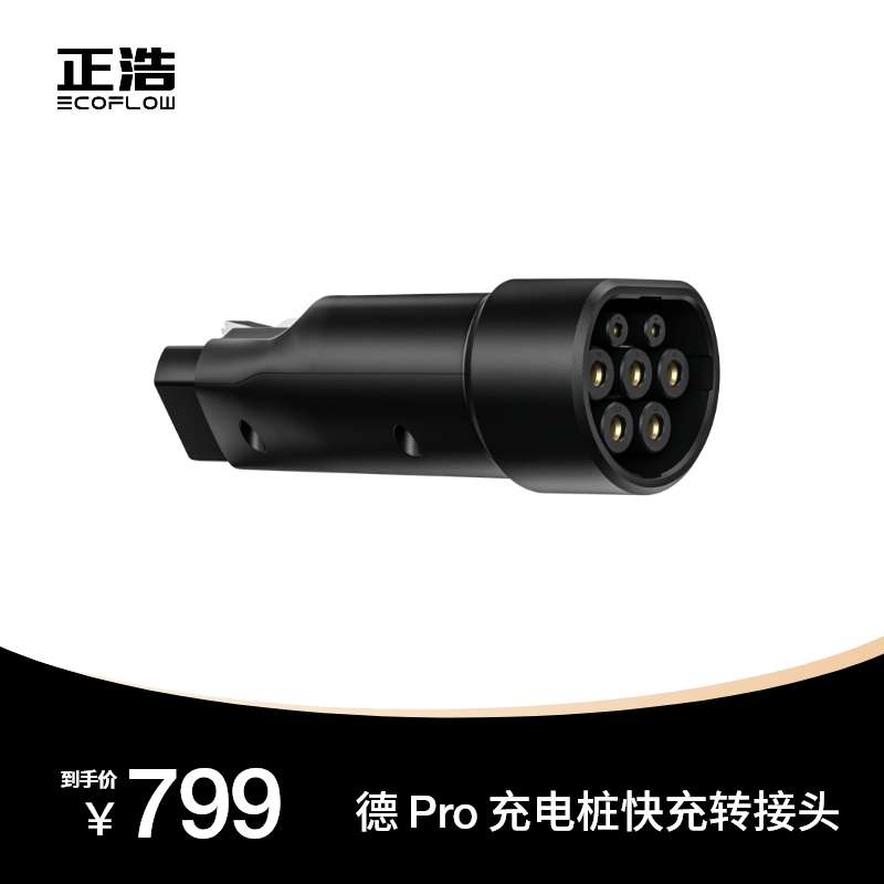 EcoFlow正浩户外电源德Pro配件电桩快充转接头智能遥控器