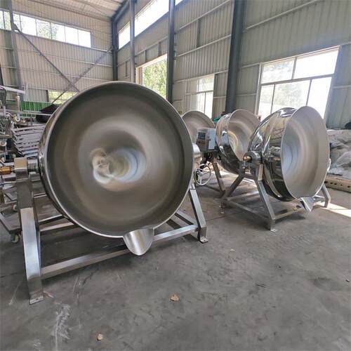 汤料熬煮搅拌锅 多功能食品卤煮加工设备 酱料搅燃气拌夹层锅