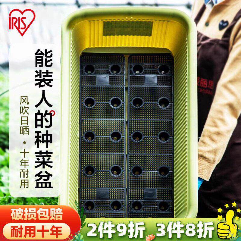 IRIS阳台菜盆蔬菜种菜盆室内长条大口径花盆塑料种植深型爱丽丝