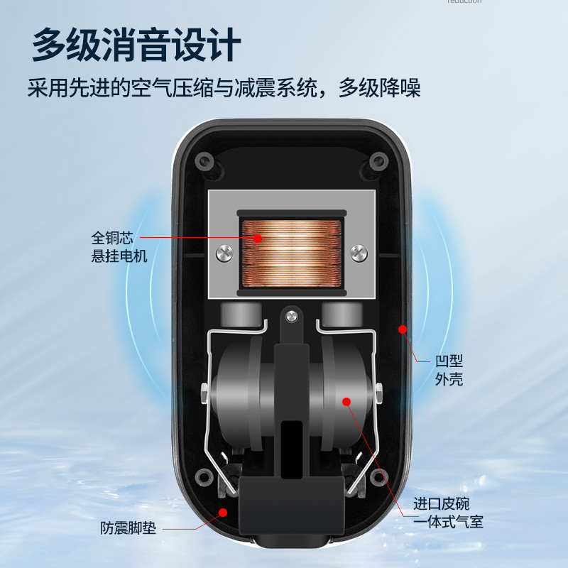 迪顺鱼缸水族箱增氧泵氧气泵养鱼专用家用充氧器小型打氧机