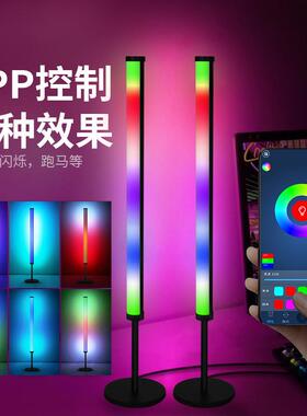 led桌面装饰氛围灯拾音灯rgb全彩补光电竞客厅卧室台灯夜灯小夜灯