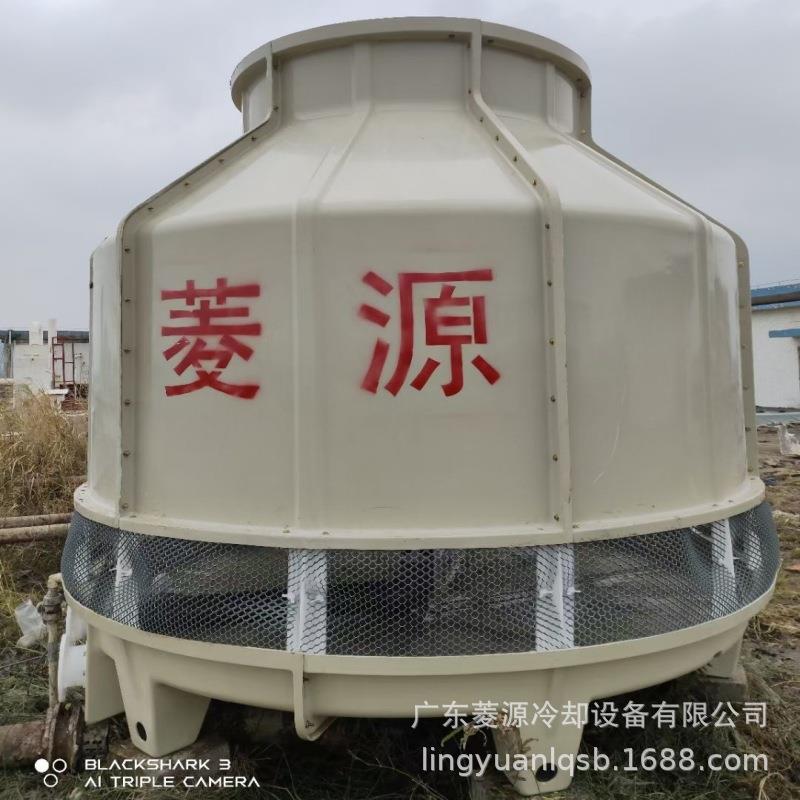 供应圆形逆流式玻璃钢25T-125吨冷却塔注塑机循环水冷却系统应用