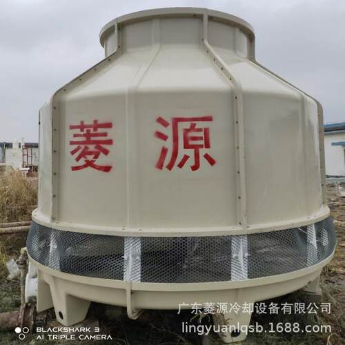 供应圆形逆流式玻璃钢25T-125吨冷却塔注塑机循环水冷却系统应用
