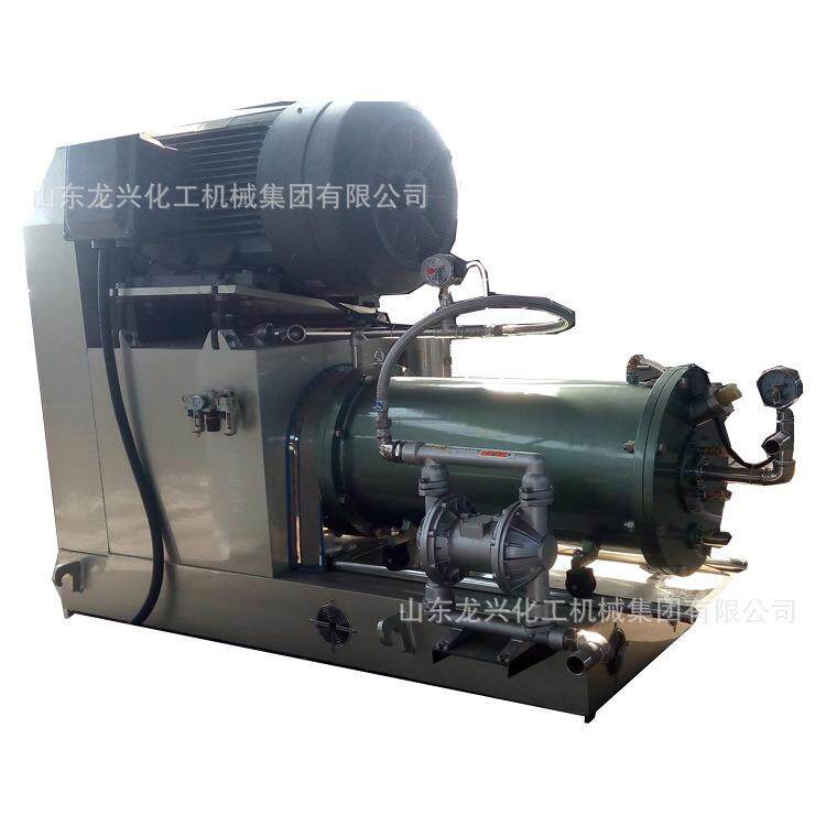 20l密闭卧式砂磨机厂家|100L水性漆设备油漆卧式砂磨机报价