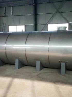 304不锈钢储罐10吨卧式储罐化工液体存储罐润滑油化工原料用油罐