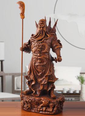 招财公关羽武财神关二爷厅办公客室家供居装饰品关九龙武财摆件奉