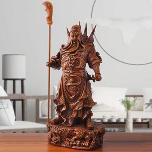 招财公关羽武财神关二爷厅办公客室家供居装饰品关九龙武财摆件奉