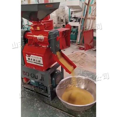 立式家用小型碾米机 五谷杂粮脱皮碾碎机 电动砂轮式大米去皮机