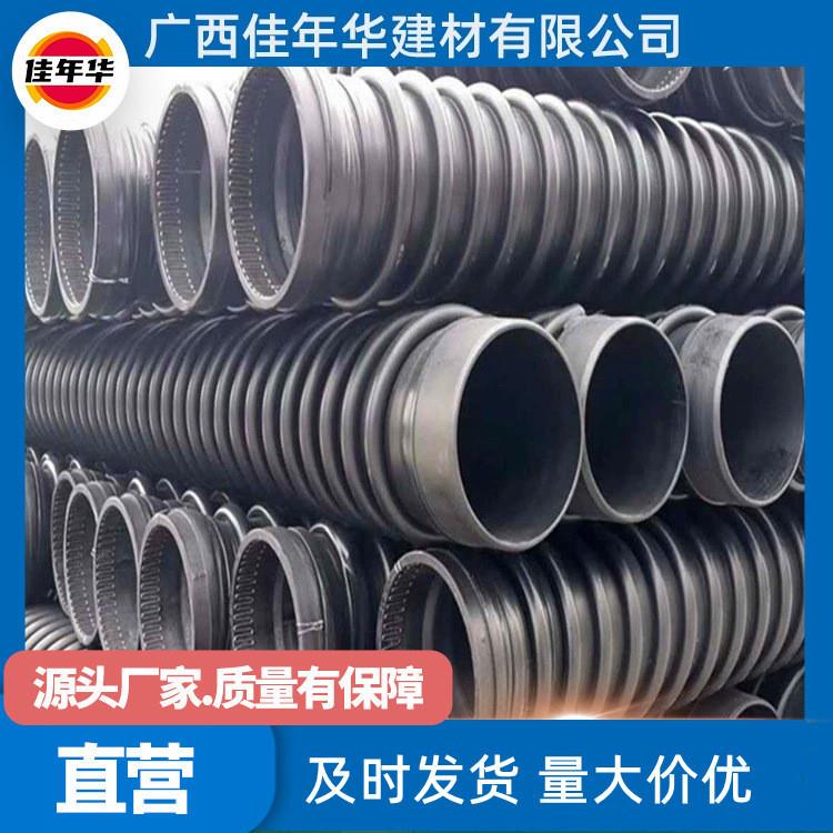 广西广东HDPE缠绕结构壁增强管高密度聚乙烯缠绕管克拉管量优惠