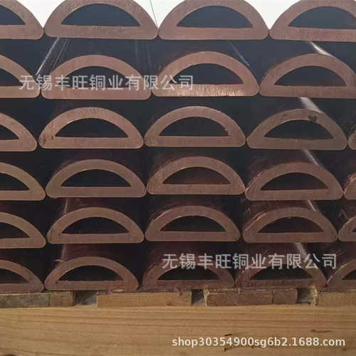 T2紫铜矩形方管 电炉感应圈 10*15 20*20 中频电炉圈铜管