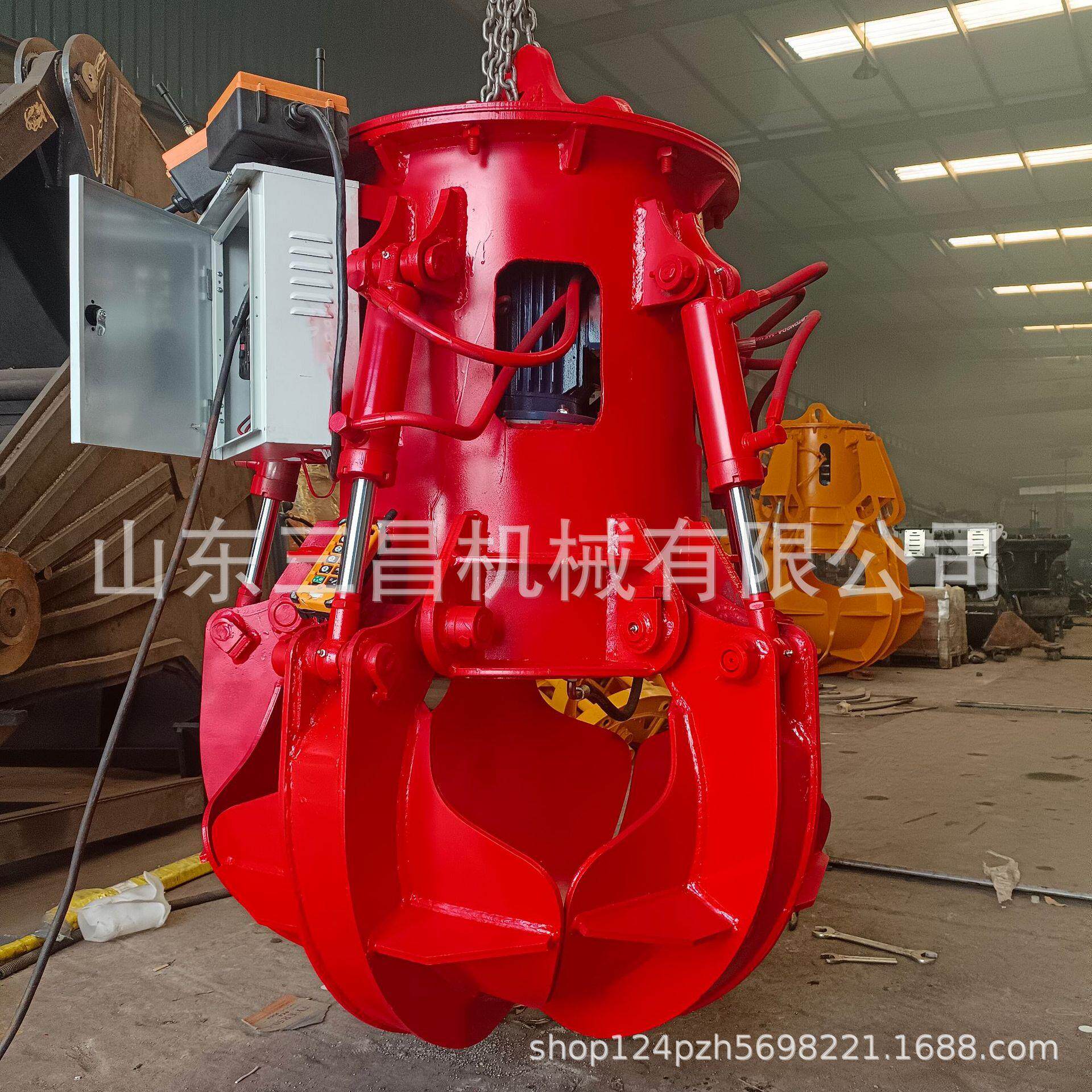 旋转液压抓斗厂家挖机抓钢机梅花抓多瓣污泥抓斗工程机械配件