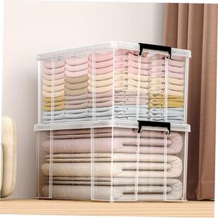 box organize plastic dormitory boxes transparent Storage