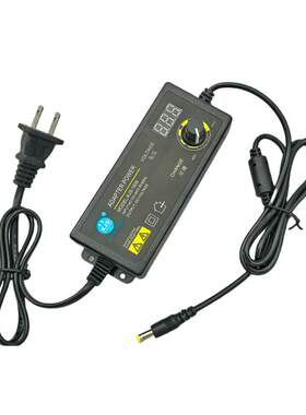 厂家可调压电源适配器3-24V60W带数显电压按摩椅充电器直流