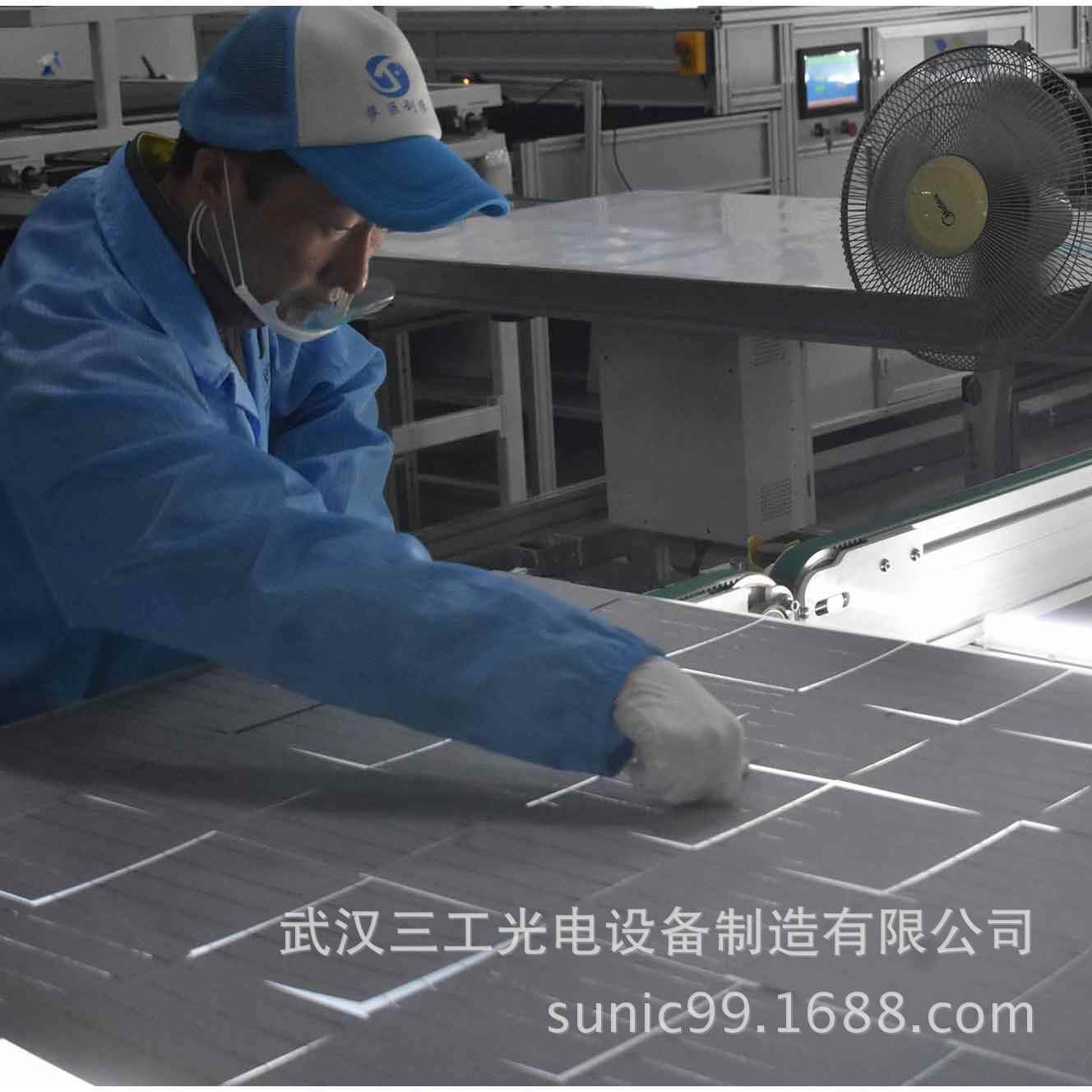 河南100MW太阳能光伏组件生产线光伏板生产设备价格