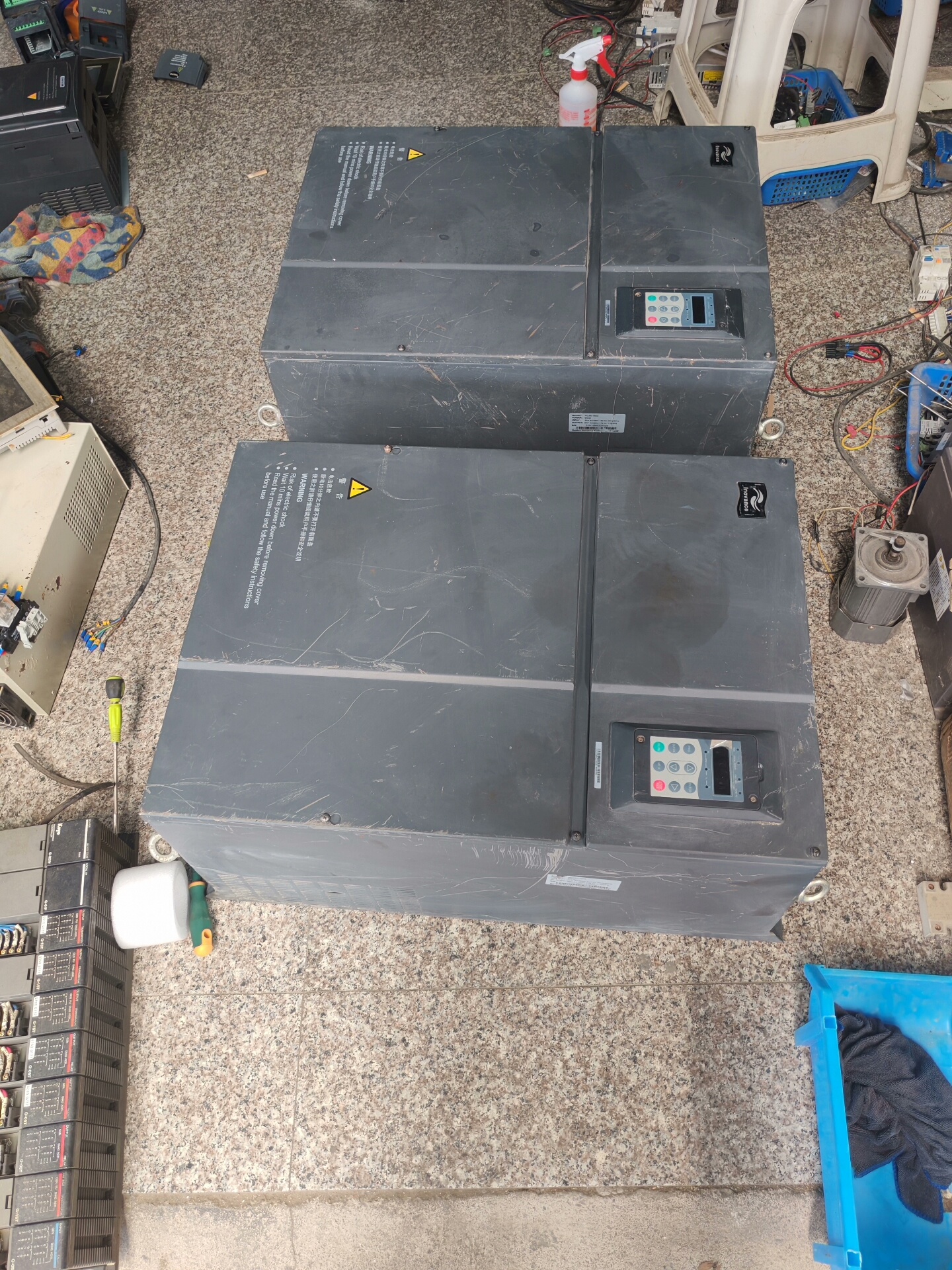 汇川MD380 90KW重载变频器  2台