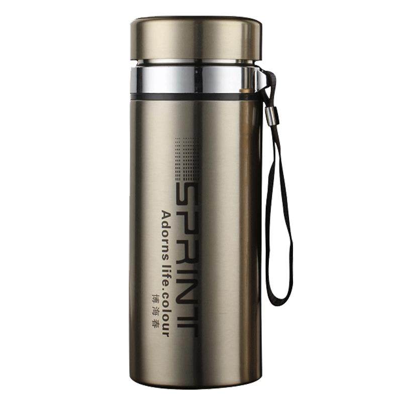 大容量800毫升紫砂内胆保温杯男办公泡茶杯户外车载水杯礼品刻字