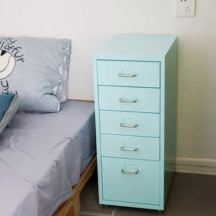 宇威办公室文件柜抽屉式A4铁皮储物柜医院资料多层收纳移动小矮柜