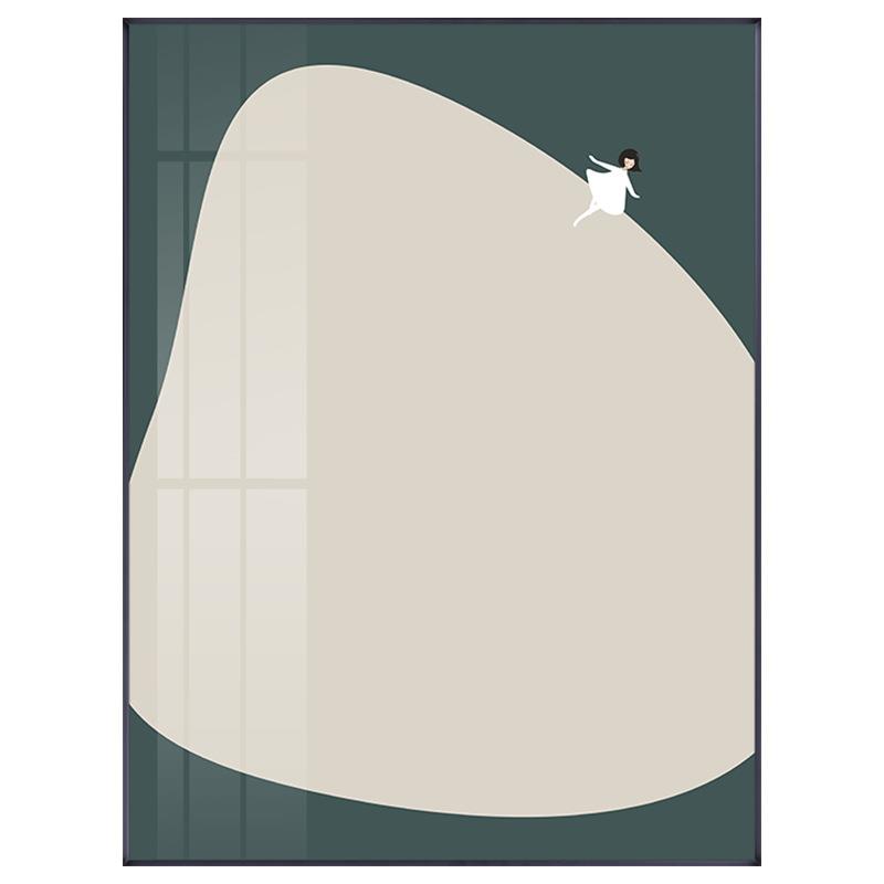现代抽象客厅装饰画进门墙面玄关画电视柜背景墙挂画卧室创意壁画
