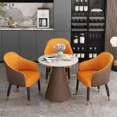 轻奢简约现代沙发小桌椅商务酒店洽谈接待处美容院展示厅休闲桌椅