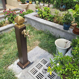 水龙头防冻裂防冻水管立柱室外花园浇花庭院落地水栓 户外全铜立式