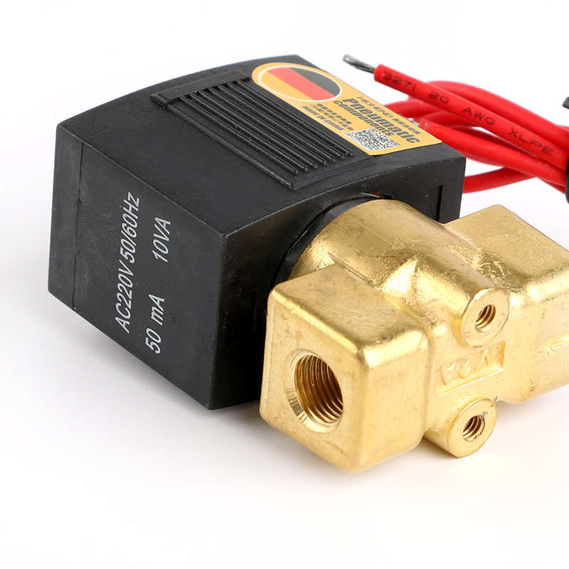 流体阀动式阀铜220v2vx2120smc-08直闭电磁阀常型开关全/06二通