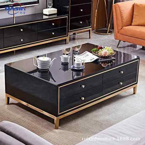 创意家用轻奢客厅茶几电视柜茶桌钢琴烤漆工艺家具直销