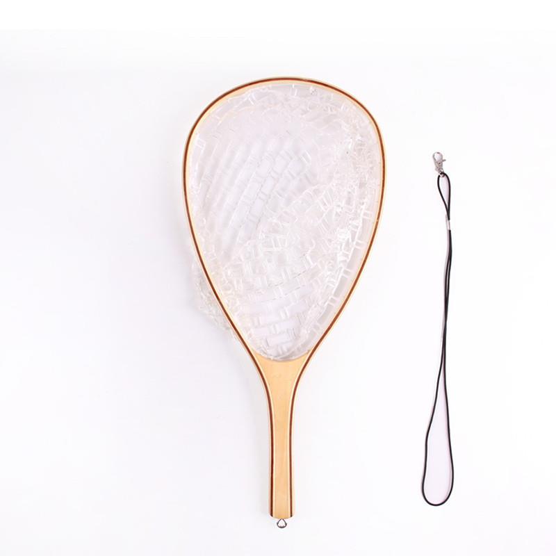 橡胶网头木抄网/黑色鱼不挂网捞网橡胶网渔具配件橡胶抄网